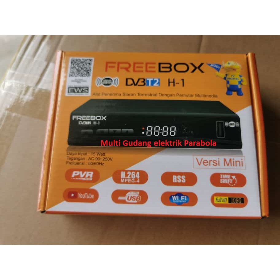 Set Top Box DVB T2 Freebox H1 New Version Postel &amp; SNI