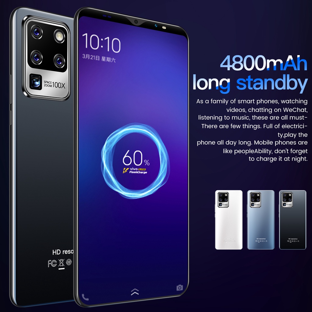 【COD】 Baru S30 Ultra (8 GB Rom + 128 GB Rom) Ponsel Pintar Dual Kartu Siaga Ganda/Membuka Sidik Jari/5G Handphone/Kartu Ponsel Pintar Dukungan Ekspansi/Others