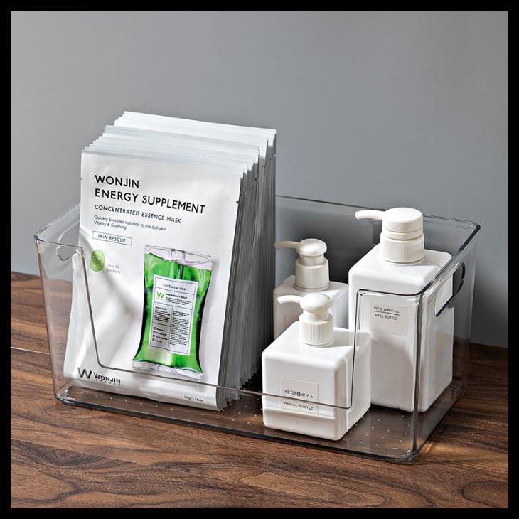

BIG SALE TECKOTAK PENYIMPANAN SKINCARE SERBAGUNA KAMAR BENING ACRYLIC TERLARIS002