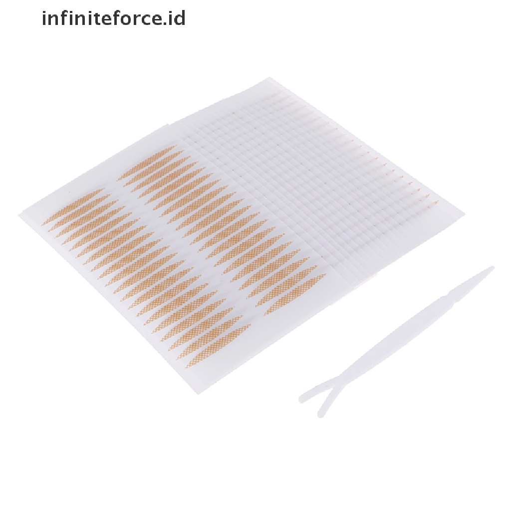 Infiniteforce.id 800pcs / Set Stiker Kelopak Mata Mesh Transparan Untuk Makeup / Kosmetik Wanita