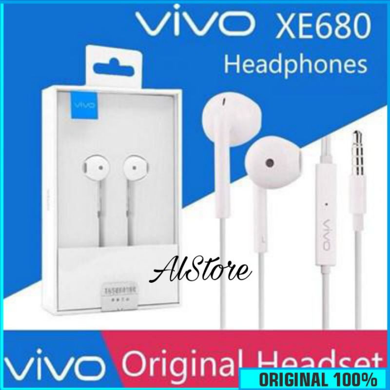 Headset Earphone Vivo V19 ORIGINAL 100% Super Bass