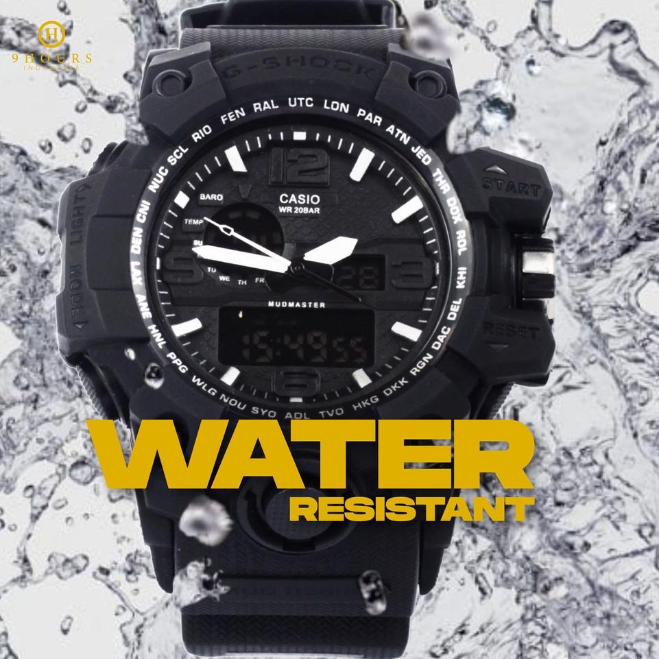 Special Price.. Jam Tangan Pria Casio G Shock WR20BAR Water & Shock Resistant Digital Hitam By 9 Hou