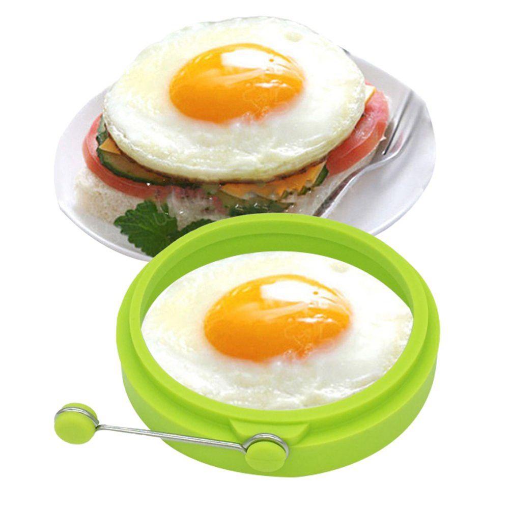 [Elegan] Cincin Pancake Telur Sandwich Wajan Sarapan Dapur Silikon Omelet Pancake Maker