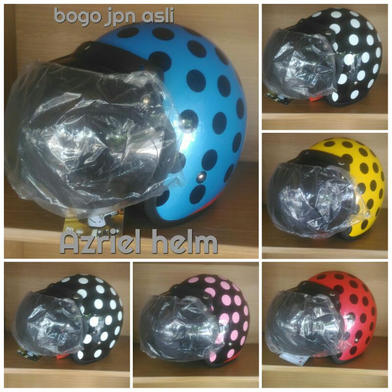 HELM BOGO JPN  RETRO KIMONI POLKADOT