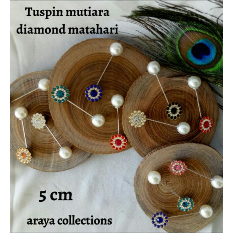 tuspin diamond bunga matahari mutiara