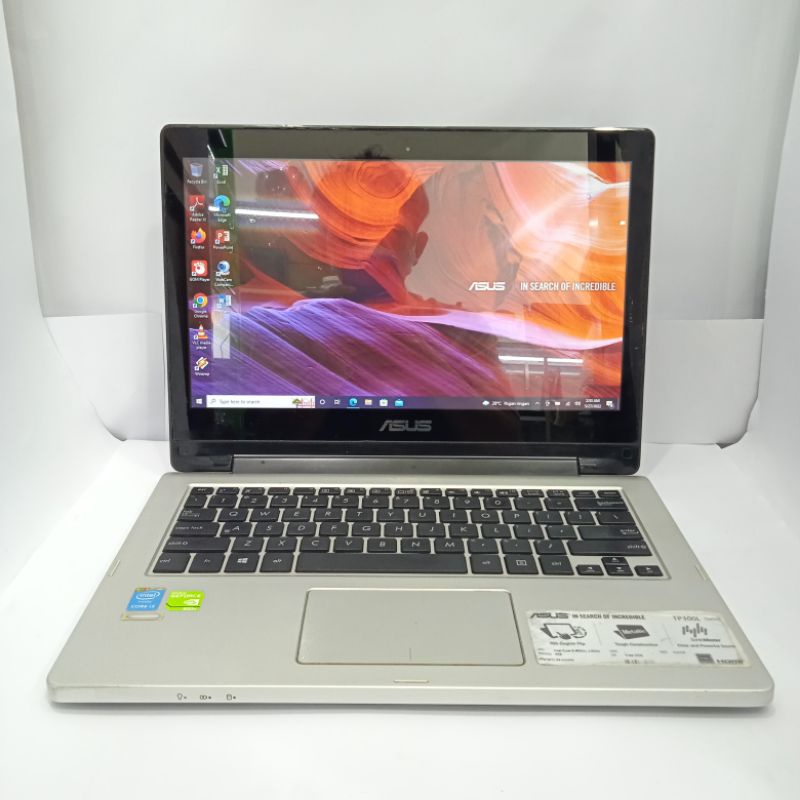 laptop 2nd ASUS TP300L X360 Touchscreen Intel Core i3-4030U ram 8GB HDD 500GB