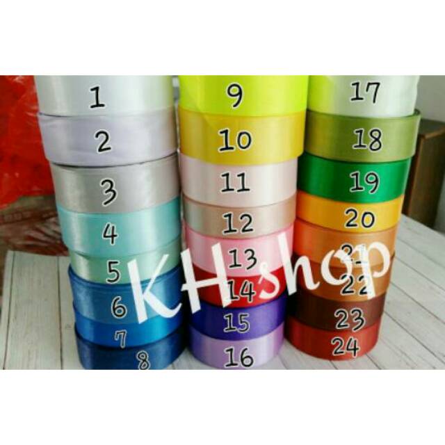 

Pita satin roll 1 inch /2.5cm