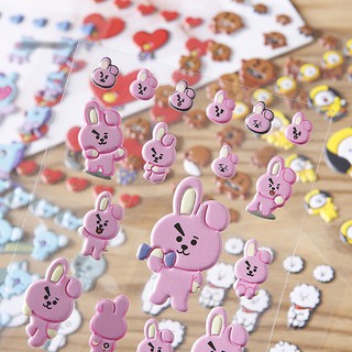 DF Stiker  Lucu Karakter BT21  Stiker  BTS Sticker BTS 