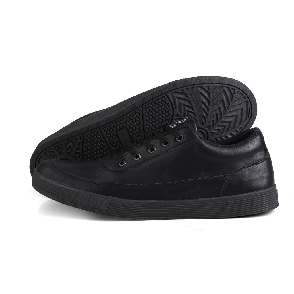 DEDRICK FULL BLACK (NAZ) - Sepatu Sneakers Pria Casual Unisex Original