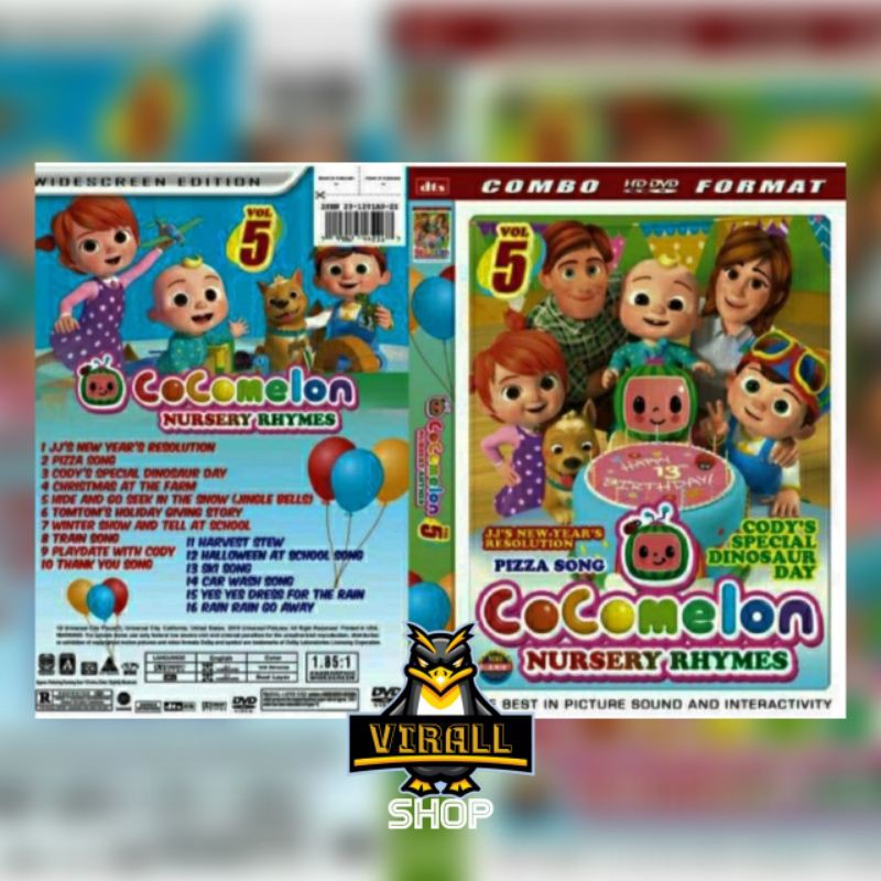 KASET VIDEO LAGU ANAK " COCOMELON VOL. 5 "