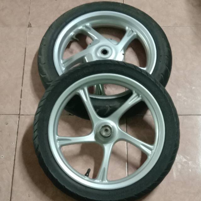 Velg racing yamaha fino 125 new tapak lebar depan belakang ori