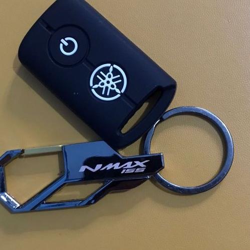 PAKET GANTUNGAN KUNCI logo nmax + cover silikon remote smart key