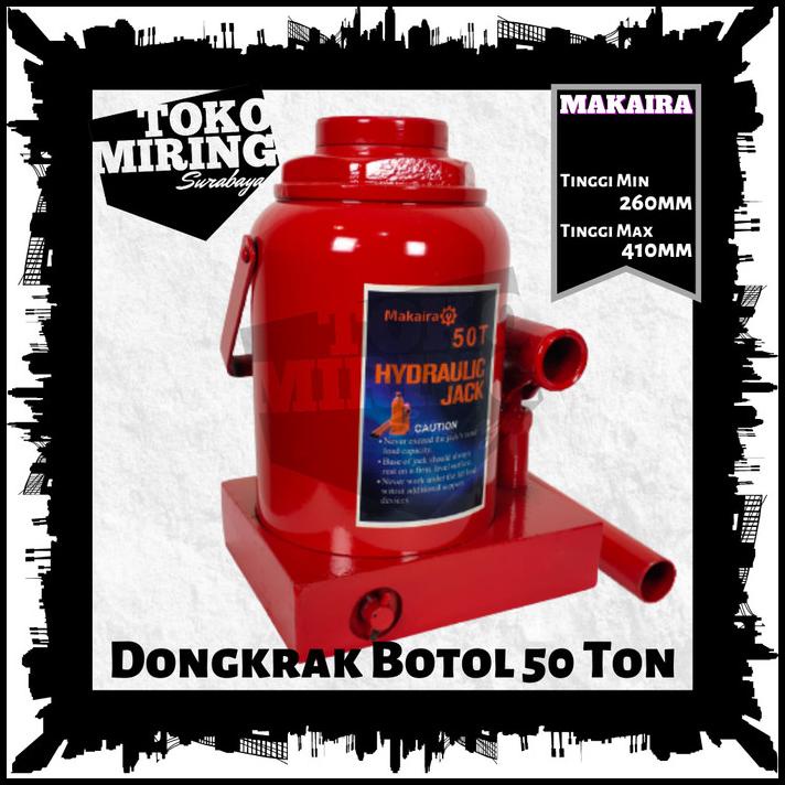 Dongkrak Mobil 50 Ton Model Botol / Dongkrak Botol / Hydraulic Jack