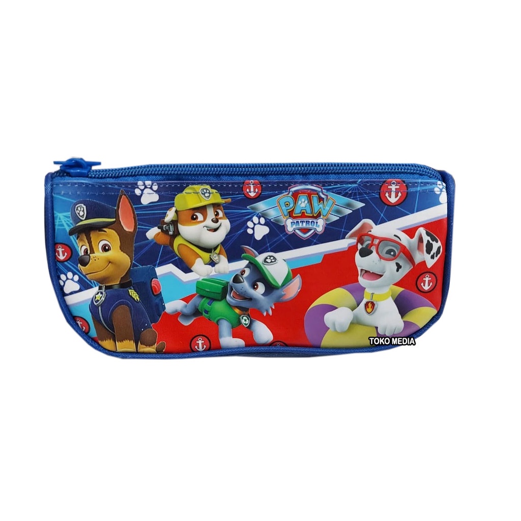 BEST SELLER!! Tempat Pensil Karakter Bahan Tebal Batman Spiderman dll (Boys Series)-PAW PATROL BOY