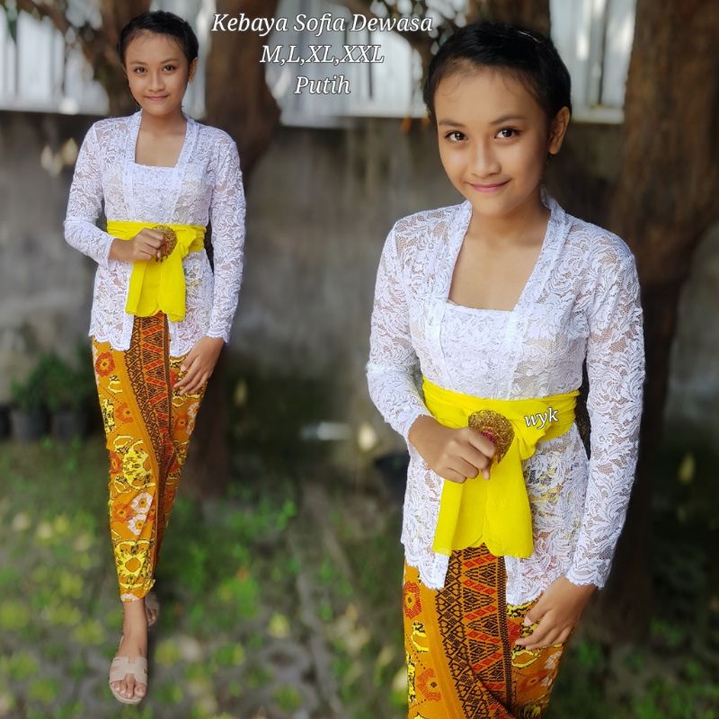 Kebaya Sofia Dewasa/Kebaya Fullstrait/Kebaya Bali Murah