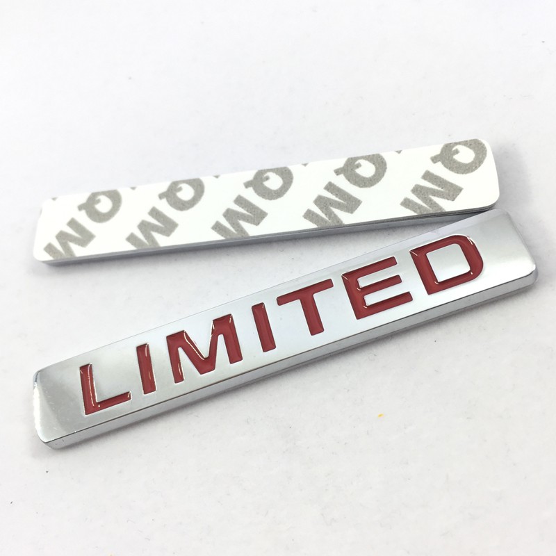 1 x Metal LIMITED Logo Car Auto Side Rear Trunk Lid Emblem Badge Sticker Decal