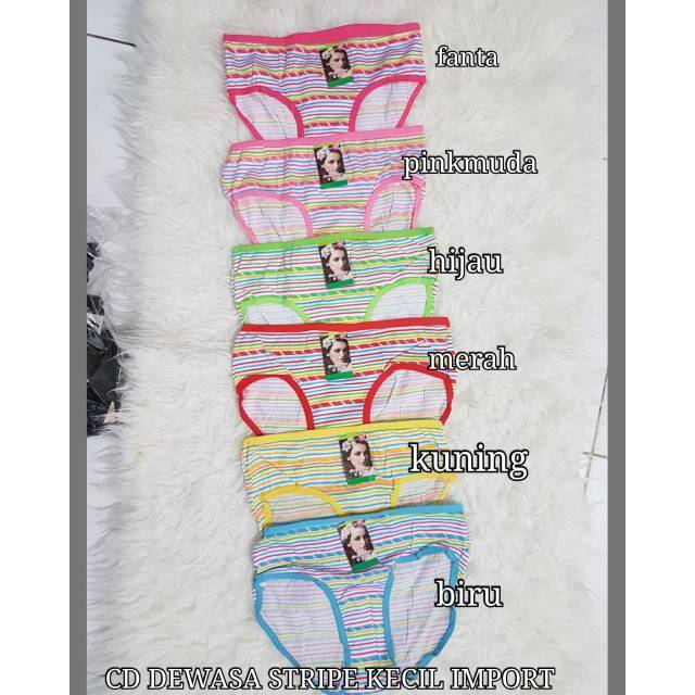 GROSIR CELANA DALAM WANITA IMPORT /UNDIES WANITA MOTIF