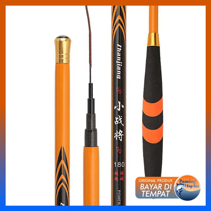 [COD] Joran Pancing Tegek Carbon Fiber - Joran Antena Zhanjiang Kuat Ada Busa Empuk