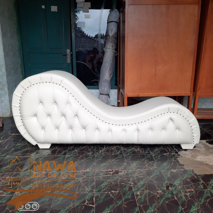 sofa tantra kamasutra jati jepara putih