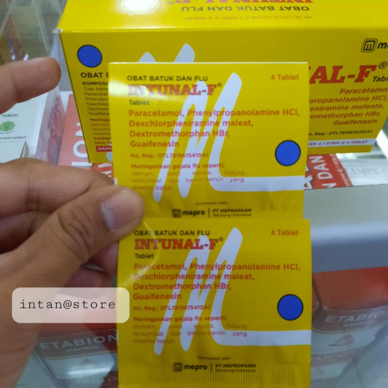 Obat Batuk dan Flu-Obat Batuk Tablet-Obat Batul Intunal F