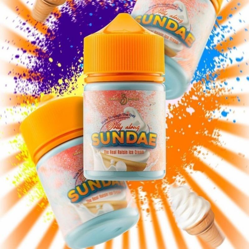 JOLLY ALONG SUNDAE LIQUID RAISIN ICE CREAM 60ML