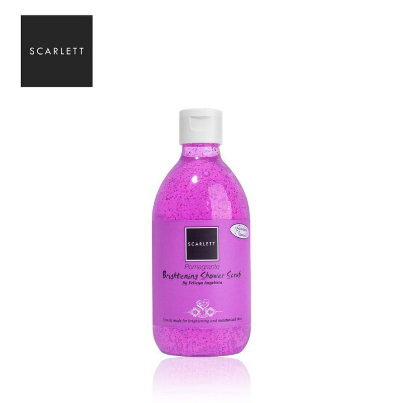 SHOWER SCRUB POMEGRANATE SCARLETT