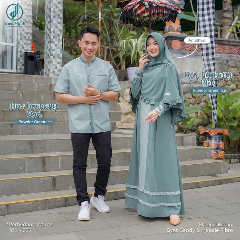 KOKO DEWASA DAD SHORT NEW HARMONY BY ALWA HIJAB TERBARU 2021
