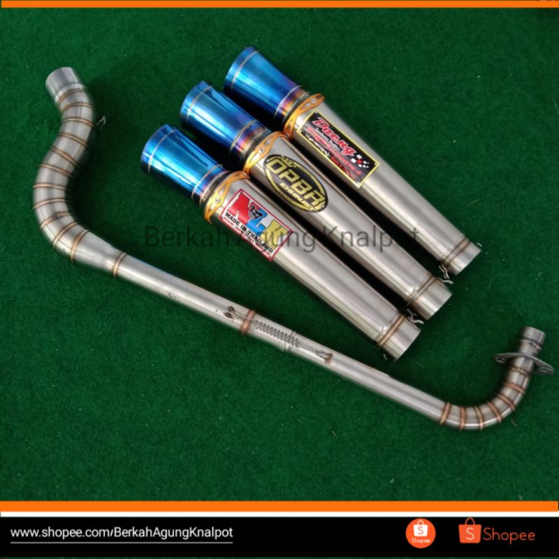 KNALPOT NLK & KNALPOT OPBR &KNALPOT DAENG 32MM EX5/WAVE/SRL115/LAGENDA/KRISS100/SYM110