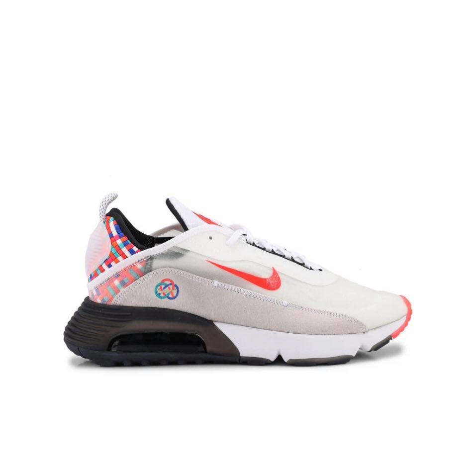 Nike Air Max 2090 White Bright Crimson Summit Original