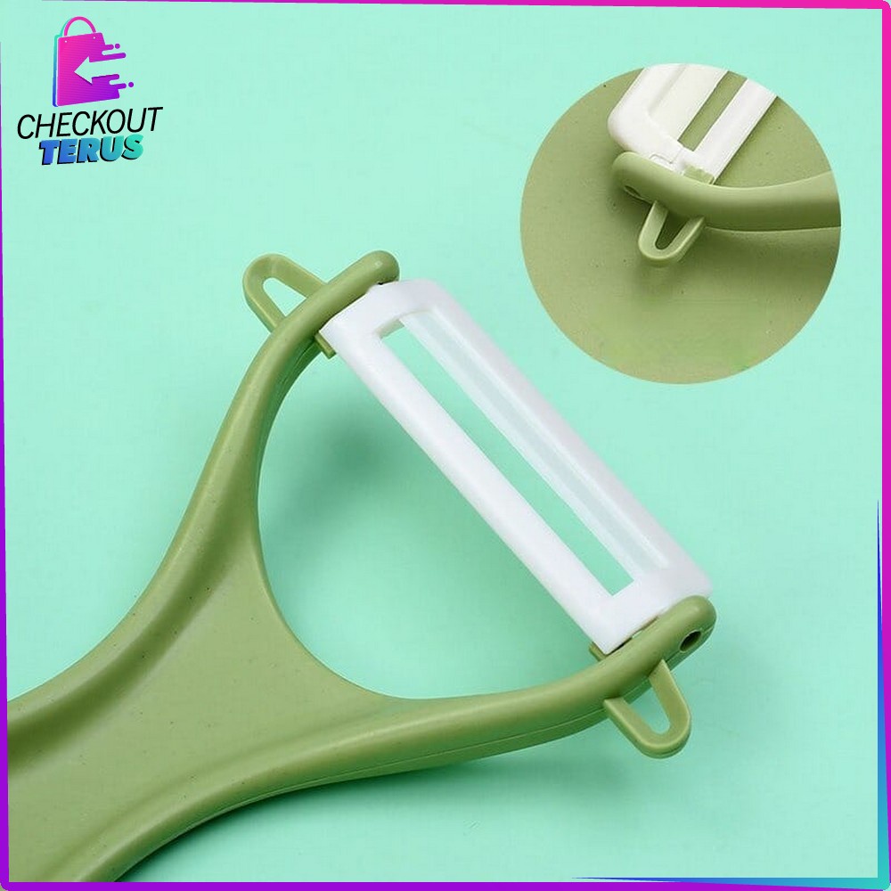CT C442 Talenan Pisau Pengupas Buah Dan Sayur Pisau Set Keramik 3 in 1 Serbaguna Knife Peeler Fruit Chopping
