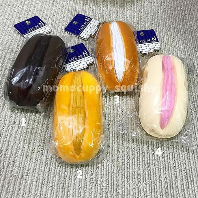 New reales cream koppe pan bread Squishy by cafe de N (Squishy Roti Krim Kopee)