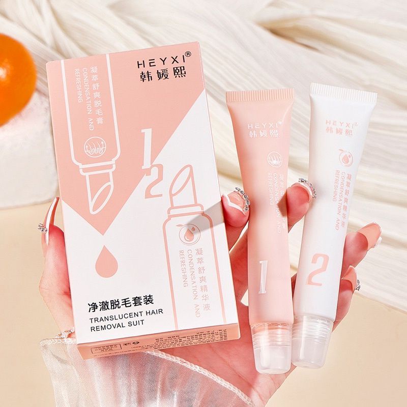 韩媛熙 Heyxi Remove Bulu Cream- Menghilangkan Bulu + Cream Remove 2in1