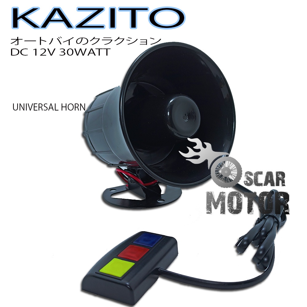 KLAKSON 3 SUARA MONSTER KAZITO SUPER TOA MOTOR UNIVERSAL MOGE NEW HORN motor