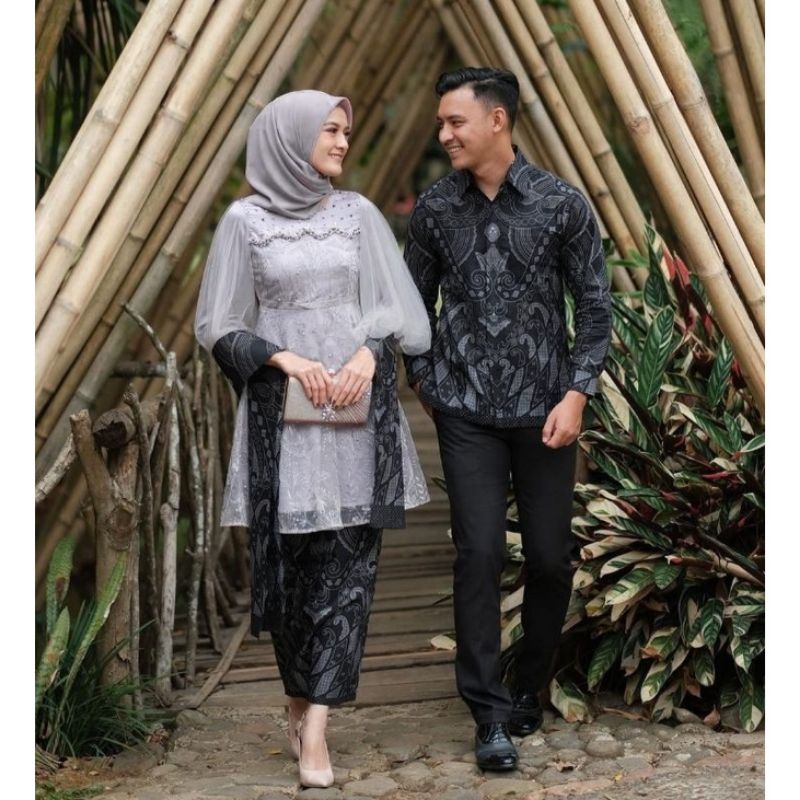 Kebaya Couple Amera Series Kebaya Batik Couple