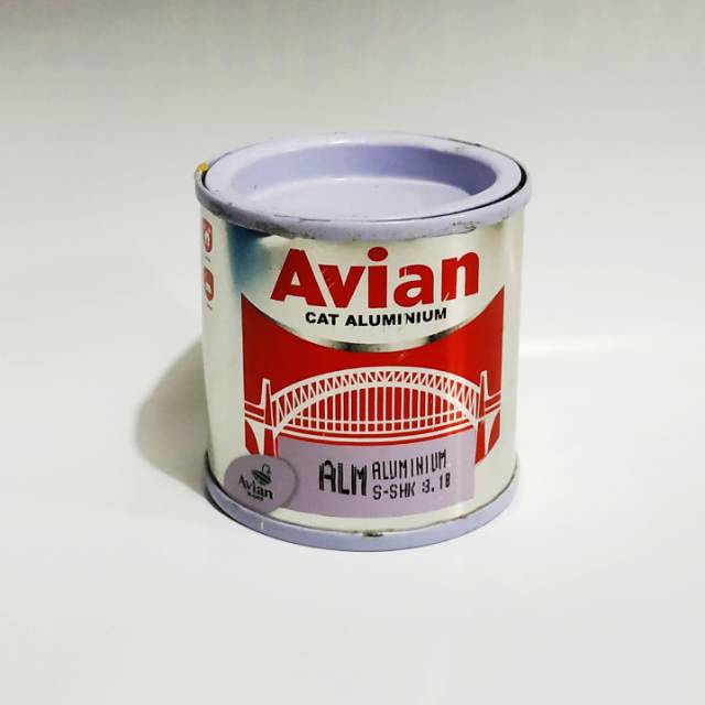 Cat Alumunium Avian Chrome Finish Cet Almunium Logam Silver Silfer Bron 200ml