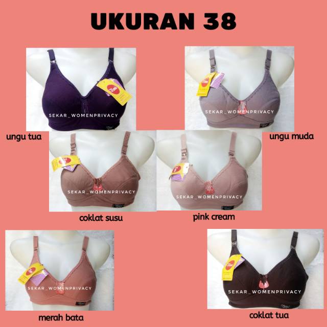 BRA/BH NON BUSA VENNA (ukuran 34,36,38)