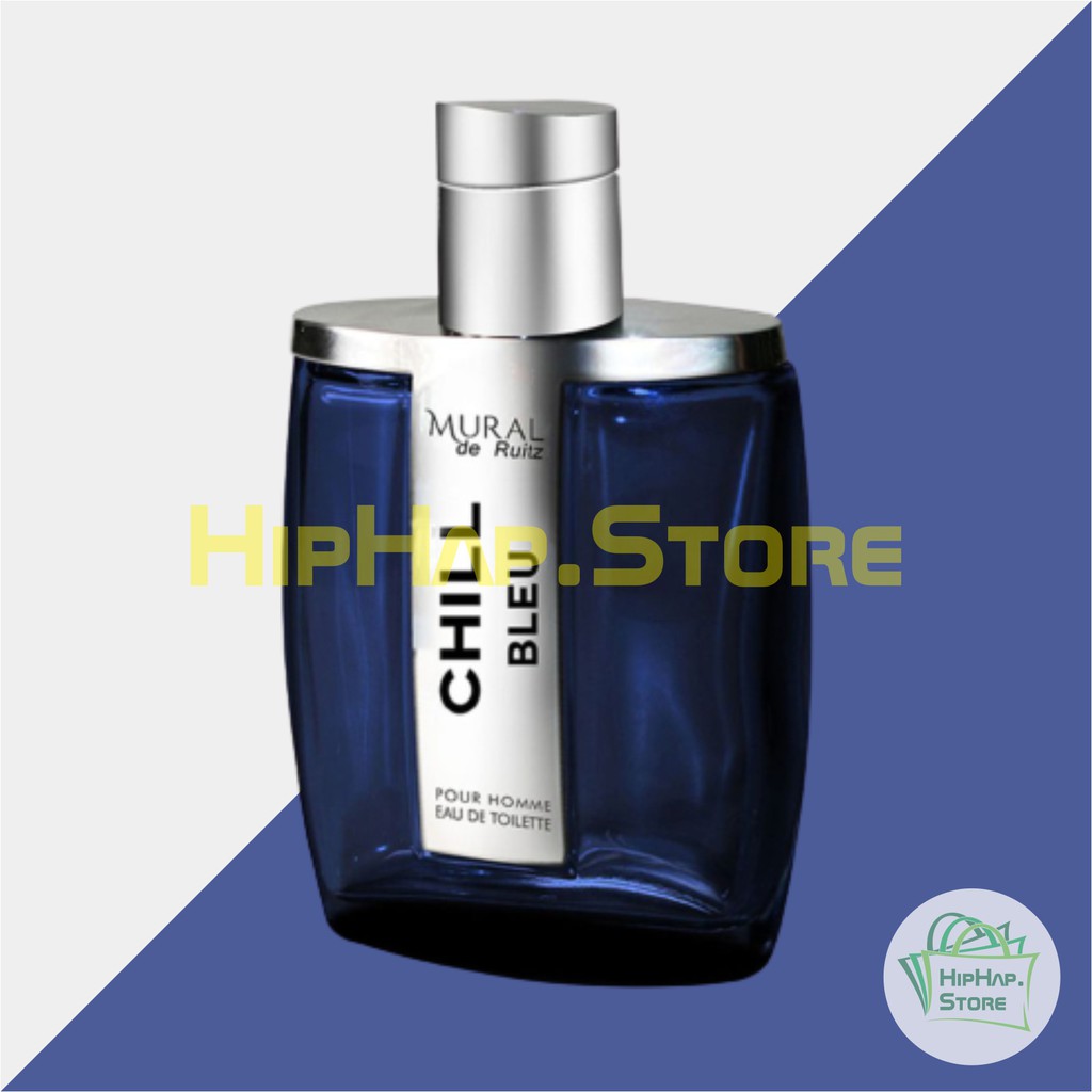 Mural de Ruitz Chill Bleu Pour Homme Man