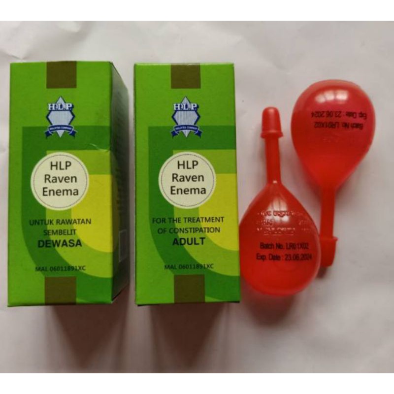 HLP raven enema dewasa 20ml/untuk mengatasi sembelit import