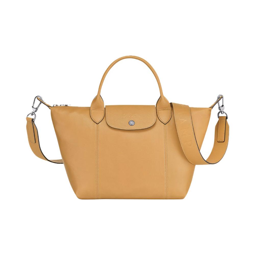 Le Pliage Cuir Top Handle Small Honey - [ Voila id ]