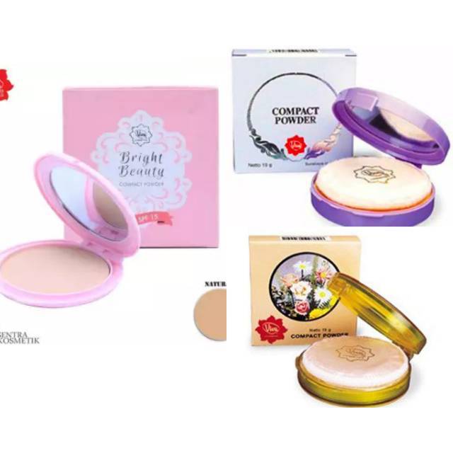 Viva Compact Powder 19gr/ Lilac 19gr/ BB C. Powder spf 15 ORIGINAL-BPOM