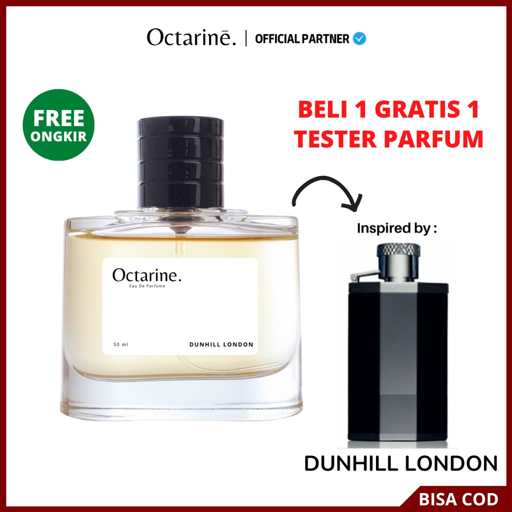 Octarine - Parfum Pria Tahan Lama Aroma Fresh Maskulin Inspired By DNHL London Black | Parfume Farfum Perfume Minyak Wangi Cewek Cowok Murah Original