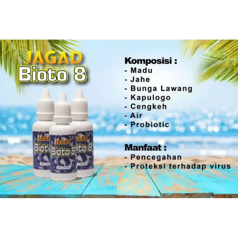 AS- PRODUK TERLARIS.. JAGAD BIOTO 8 PROTEKSI TERHADAP VIRUS - OBAT BATUK, OBAT ASMA  TERMANJUR