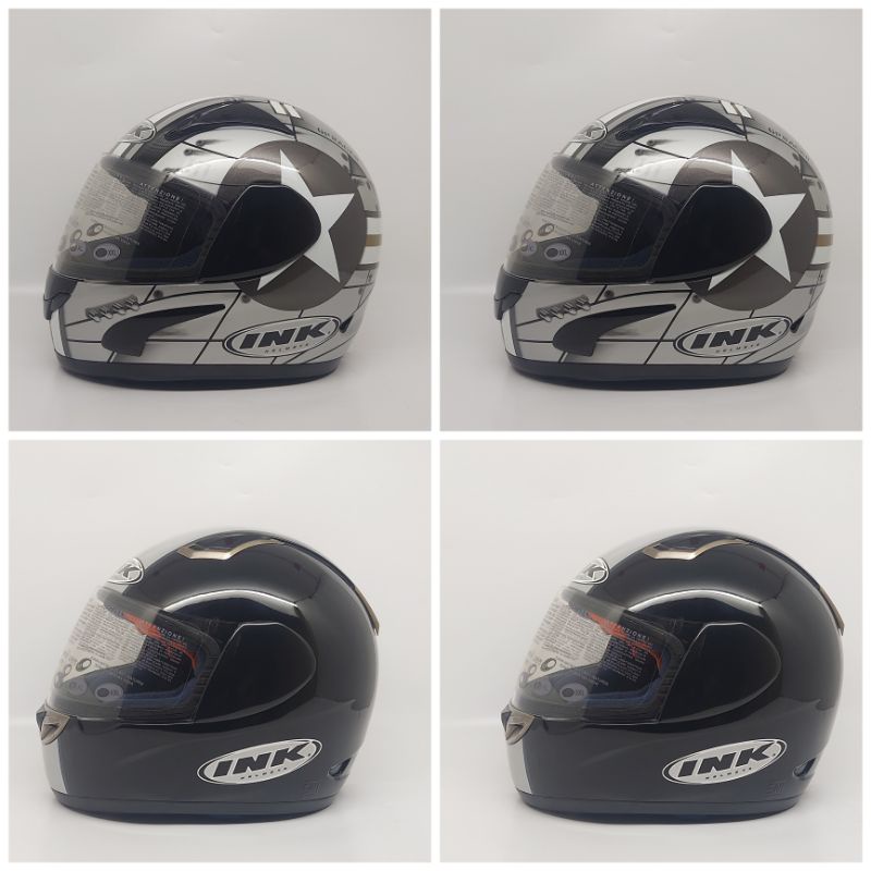 Helm Full Face | INK Gp Race Motif 100% Origanal SNI DOT