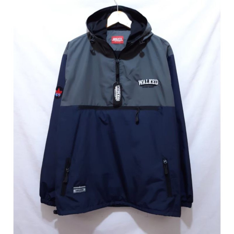 WALKED Original Jaket Pria Cagoule Kombinasi Waterproof