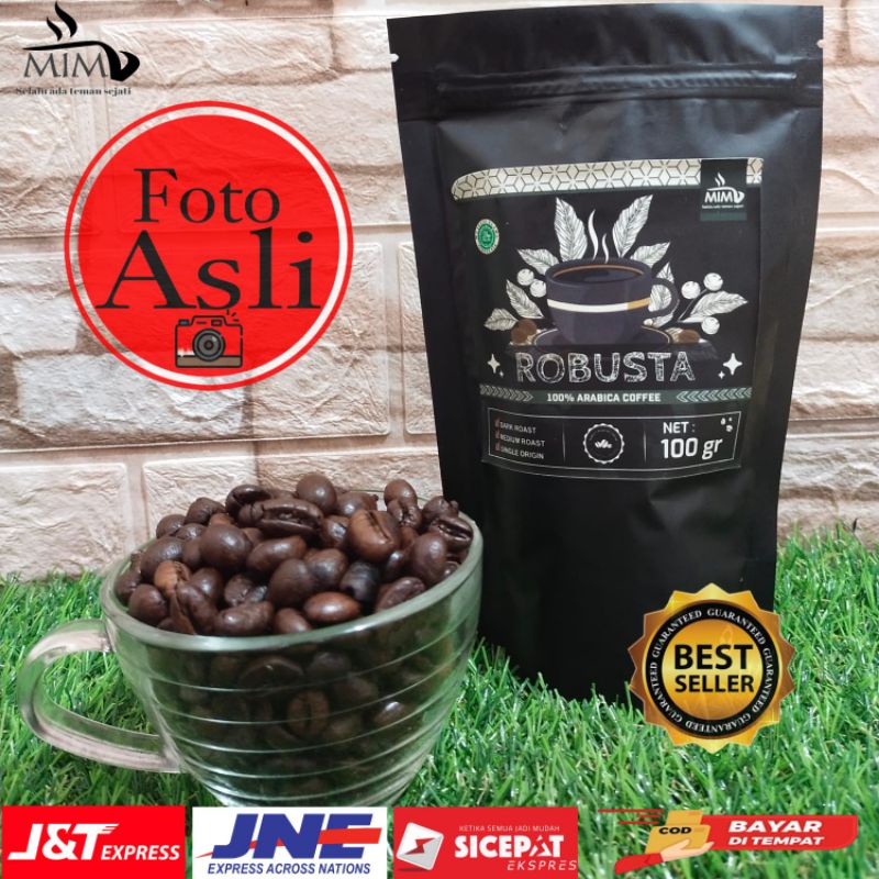 

Kopi robusta lampung 100% Robusta Asli 100gram