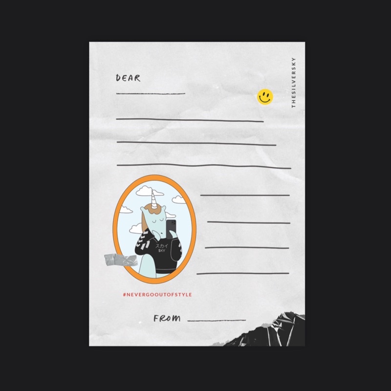 Thesilversky Kartu Ucapan Ulang Tahun / Birthday Card / Graduation / Memo