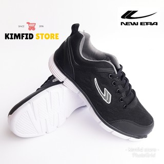 Sepatu sport sekolah wanita new era calista hitam cocok