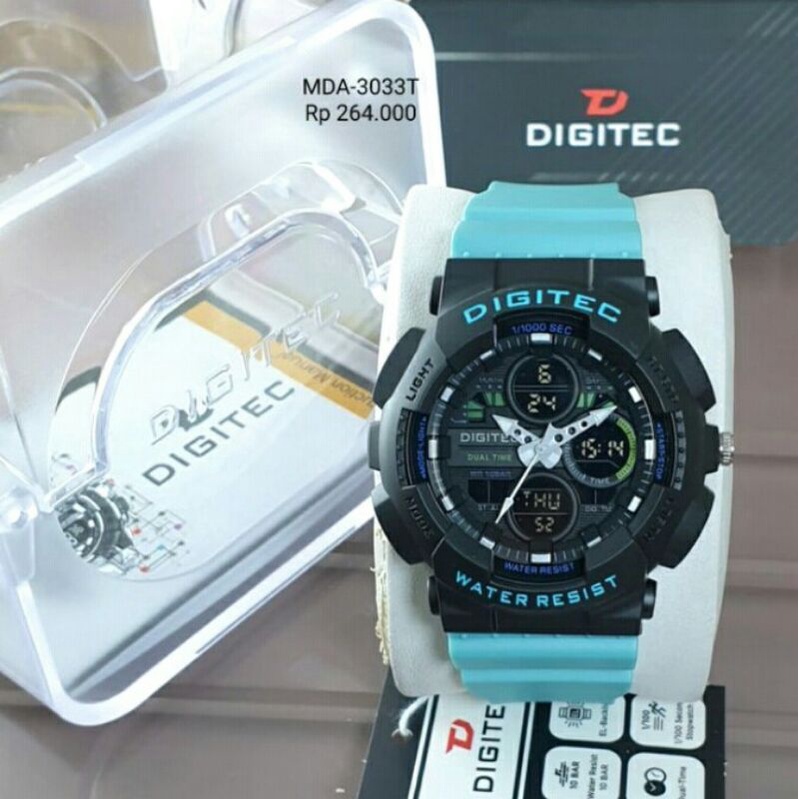 DIGITEC DA 3033 / DA-3033 / DG 3033 jam tangan wanita Digitec 3033 original tahan air 10 bar