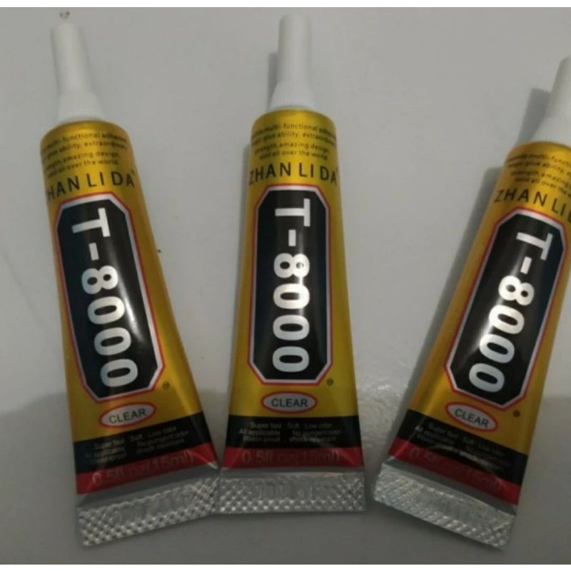 Lem LCD Touchscreen Lem Zhanlida T8000 15ml Lem Backdoor LCD Hp T8000