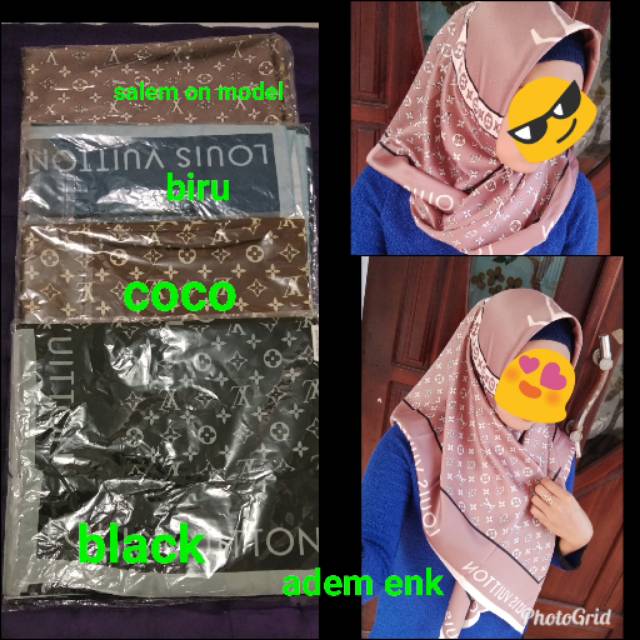 jilbab segi 4 model LV
